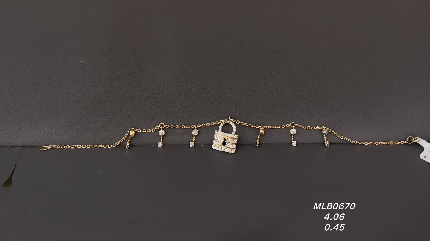 Bracelet 18kt MLB0670