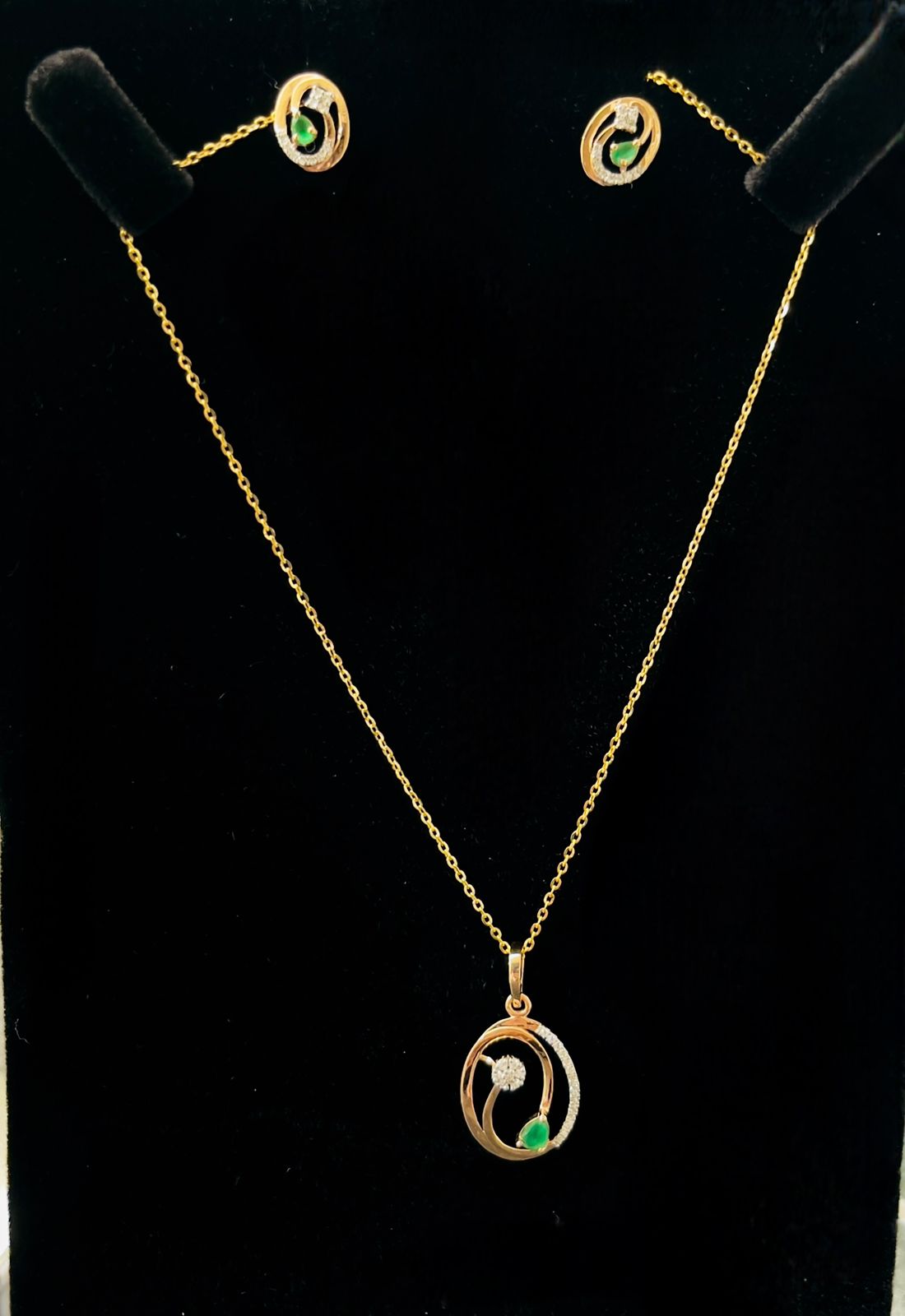 Pendant set 14kt PE00063 ER00203