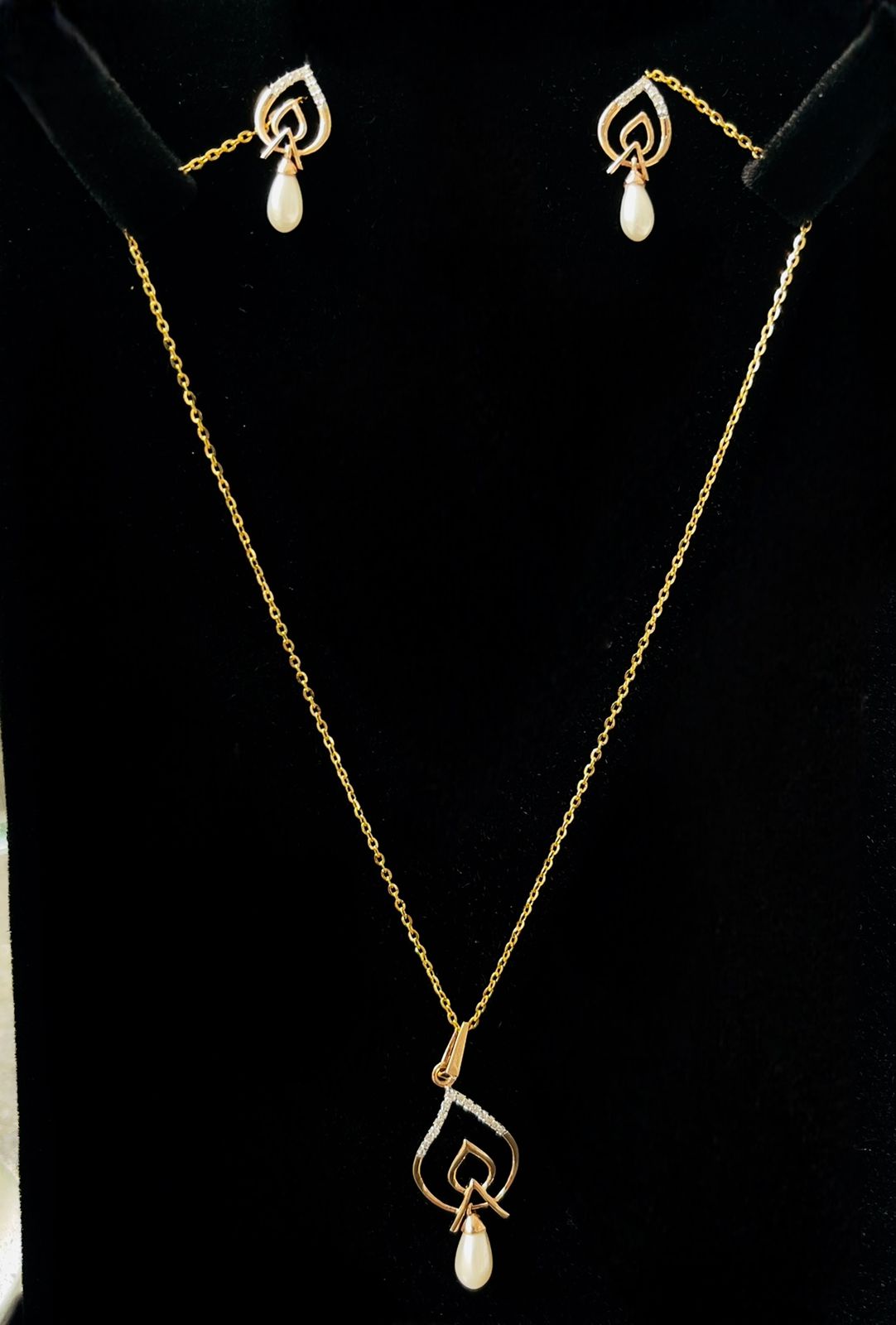 Pendant set 14kt PE 00059 ER00199