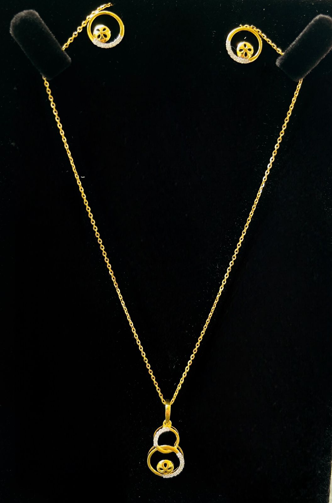 Pendant set 14kt PE00053 ER00193