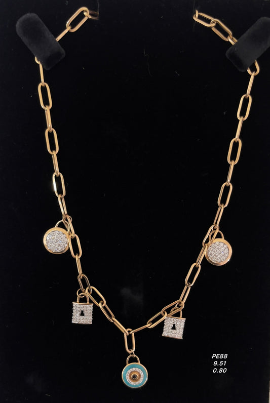 Pendant set 18kt PE00088