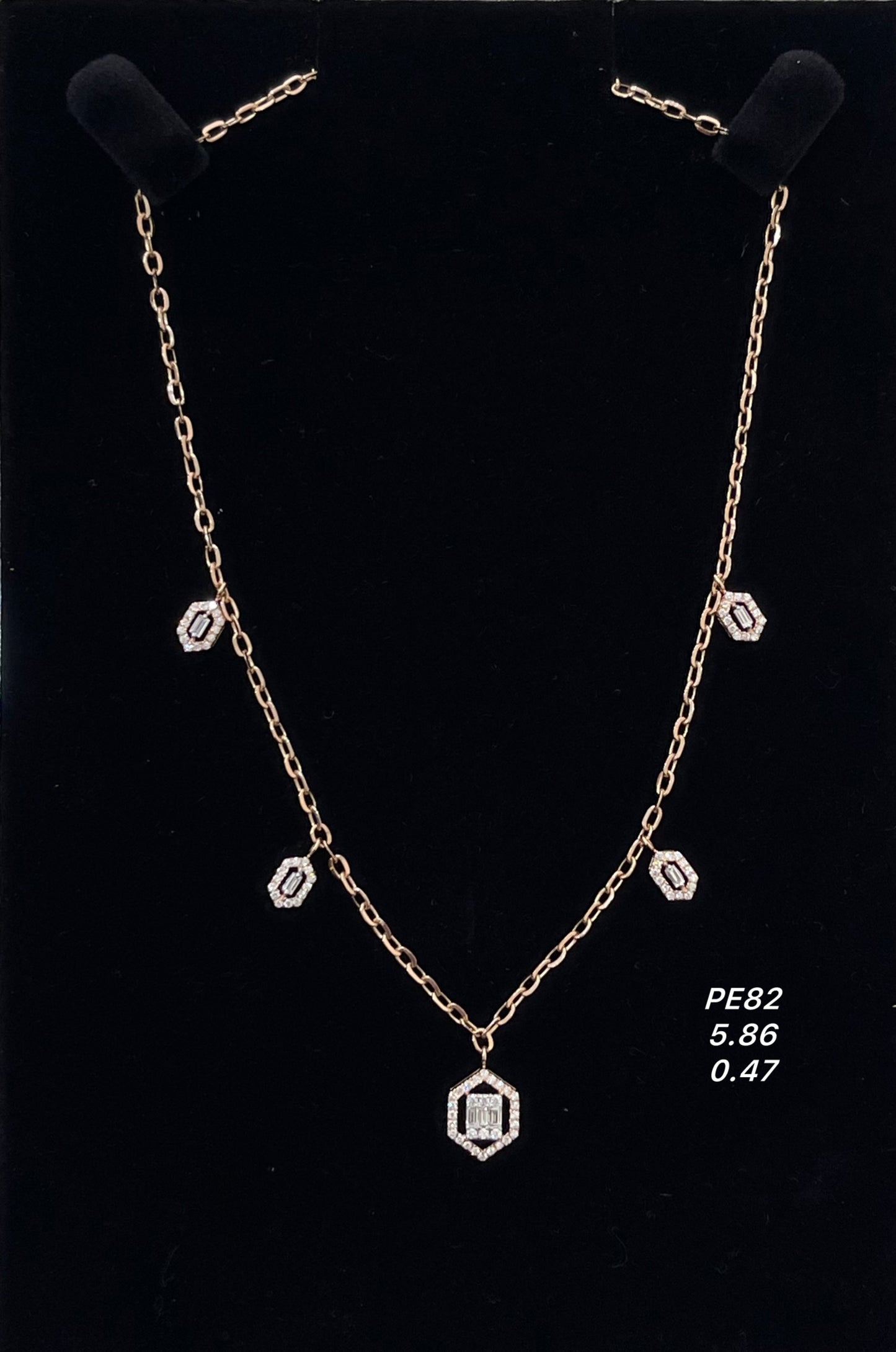 Pendant set 18kt PE00082