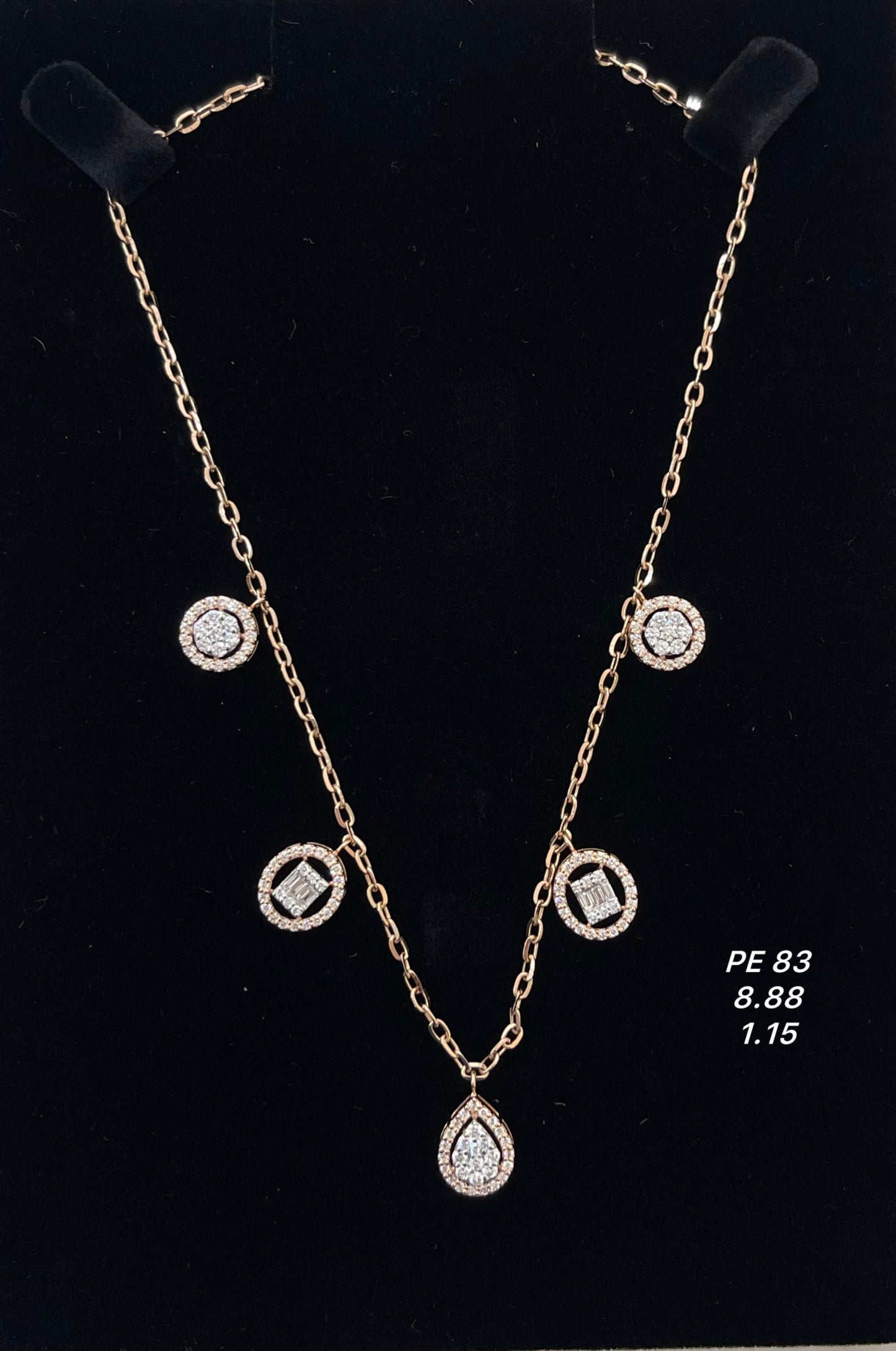 Pendant set 18kt PE00083
