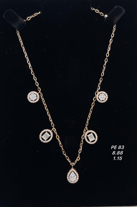 Pendant set 18kt PE00083