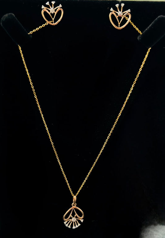 Pendant set 14kt PE00050 ER00190