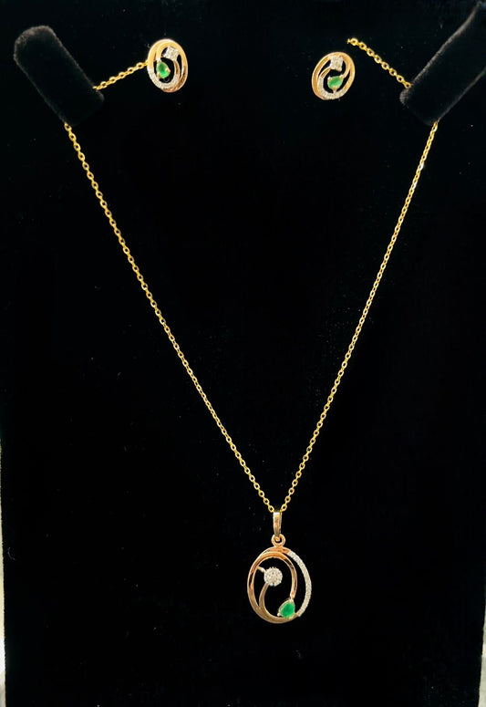 Pendant set 14kt PE00063 ER00203
