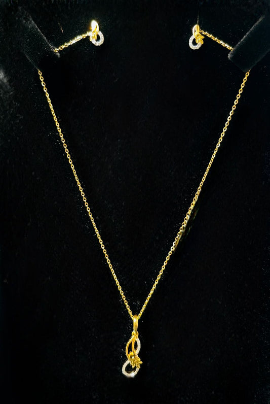 Pendant set 14kt PE00047 ER00187