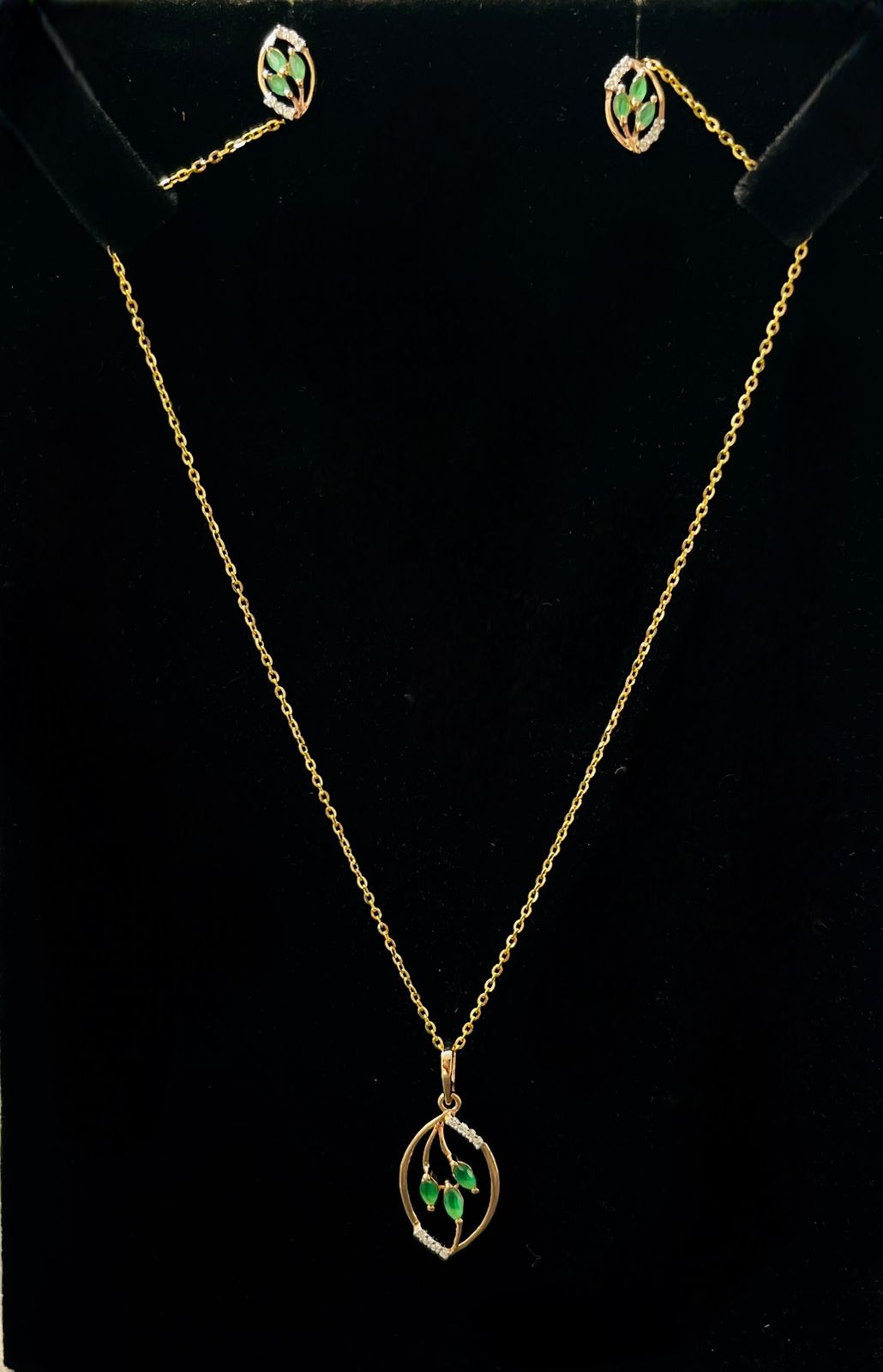 Pendant set 14KT PE00040 ER00181