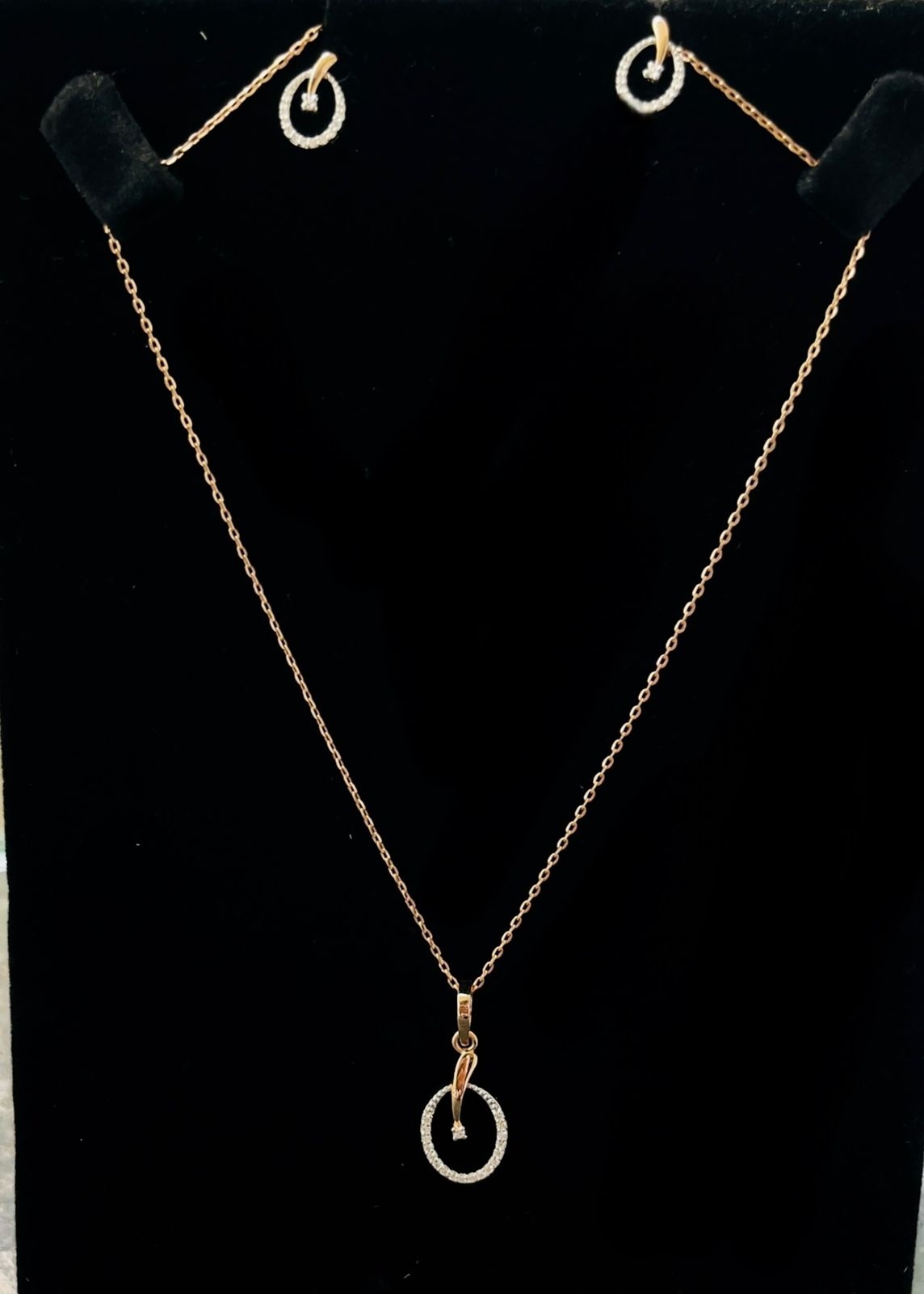 Pendant set 14kt PE00043 ER00184