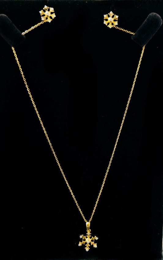 Pendant set 14kt PE00052 ER00192