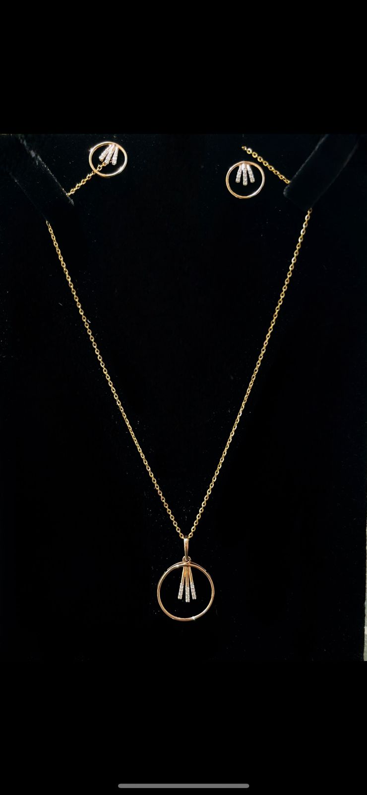 Pendant set 14kt PE00051 ER00191